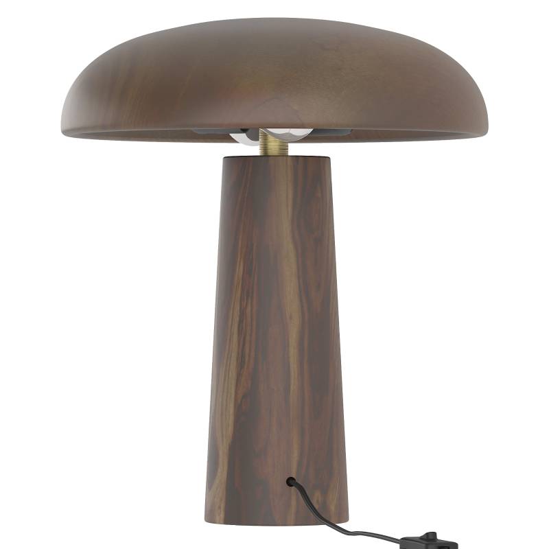 home24 Tischleuchte PRET 35 x 35 x 35cm Braun/Dunkelbraun Massivholz Gummibaum, lackiert E27 home24 Tischleuchte PRET 35 x 35 x 35cm Braun/Dunkelbraun Massivholz Gummibaum, lackiert E27 von home24