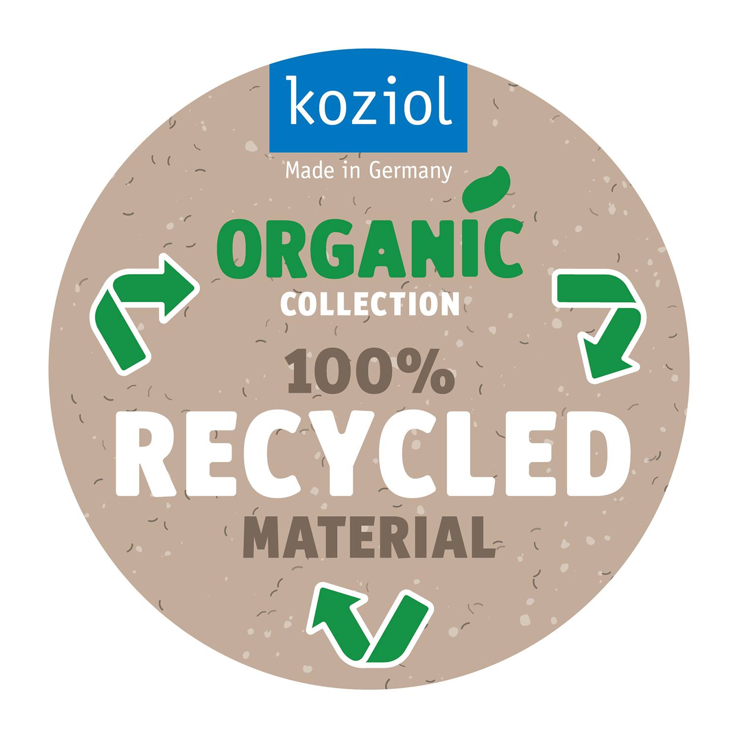 home24 Toilettenbürste Rio Recycle recyceltes Polypropylen Weiß/Weiß Ø 10cm von home24