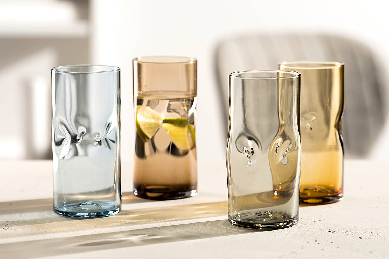home24 Trinkglas 4er-Set 14 x 15 x 14cm Multicolor/Multicolor home24 Trinkglas 4er-Set 14 x 15 x 14cm Multicolor/Multicolor von home24