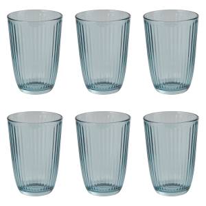 home24 Trinkglas LINEE 6er-Set 9 x 12 x 9cm Blau/Blau home24 Trinkglas LINEE 6er-Set 9 x 12 x 9cm Blau/Blau von home24