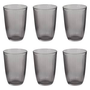 home24 Trinkglas LINEE 6er-Set 9 x 12 x 9cm Grau/Grau home24 Trinkglas LINEE 6er-Set 9 x 12 x 9cm Grau/Grau von home24