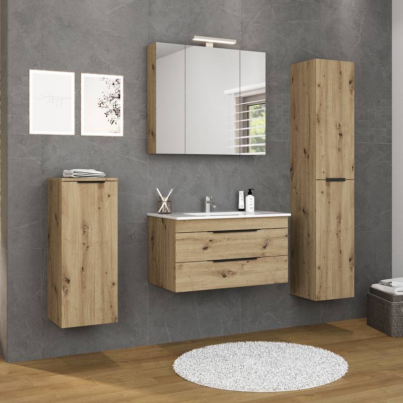 home24 Unterschrank 1 Tür 33 x 85 x 33cm Braun home24 Unterschrank 1 Tür 33 x 85 x 33cm Braun von home24