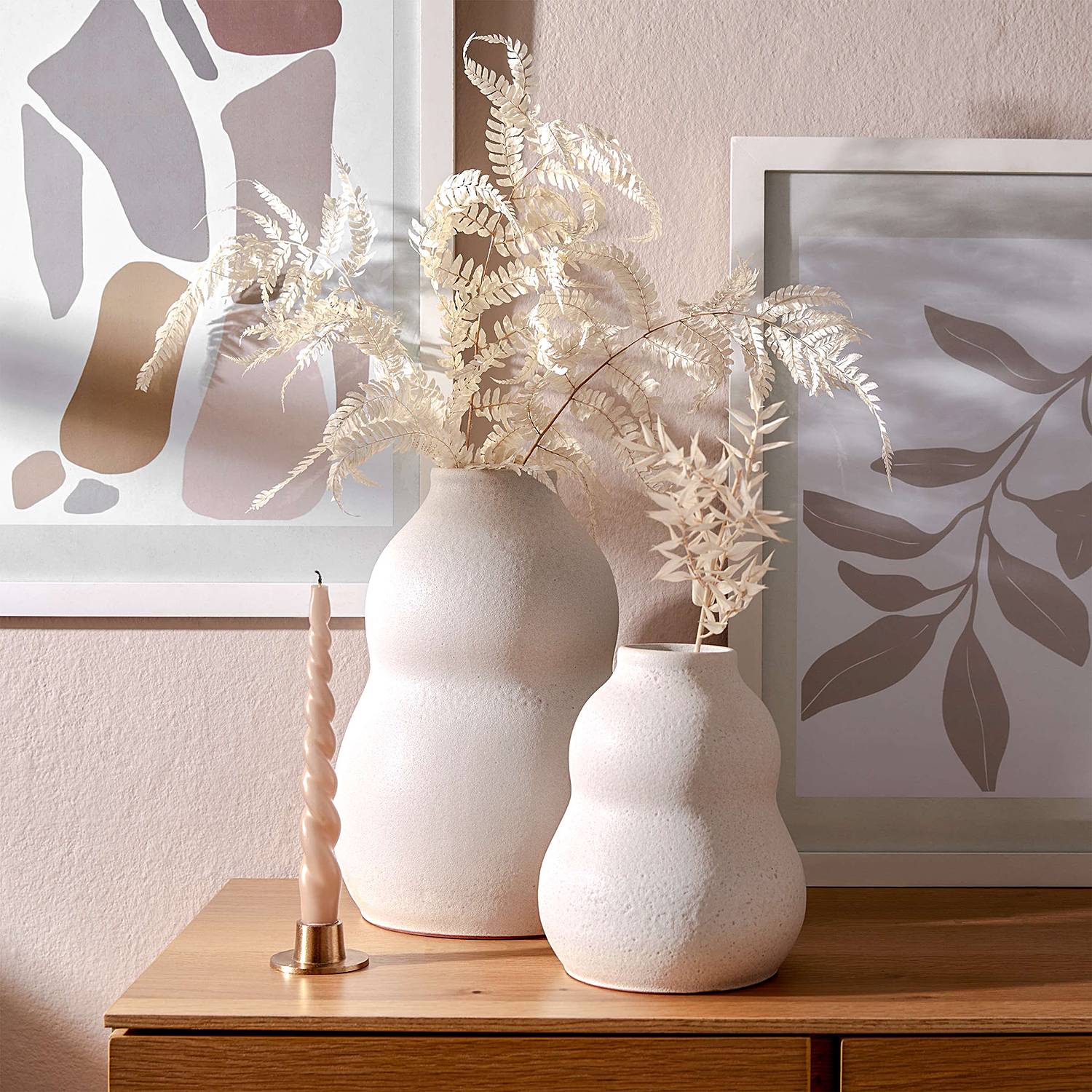 home24 Vase AYAKA 20cm Weiß home24 Vase AYAKA 20cm Weiß von home24