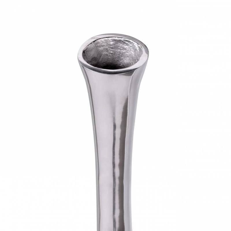 home24 Vase Alfeld 100cm Silber von home24