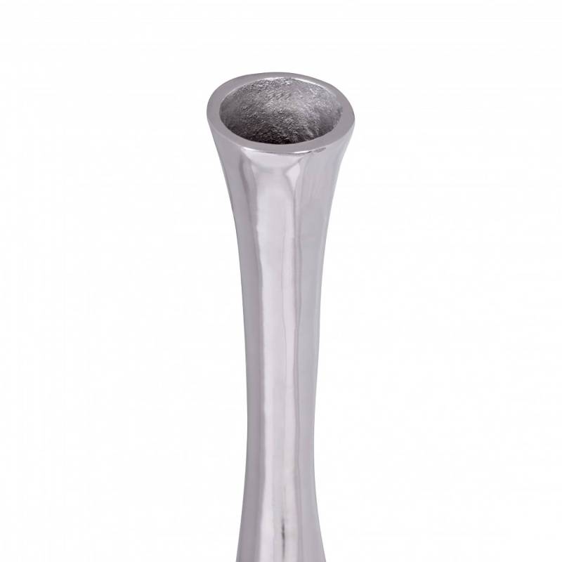 home24 Vase Alfeld 75cm Silber von home24