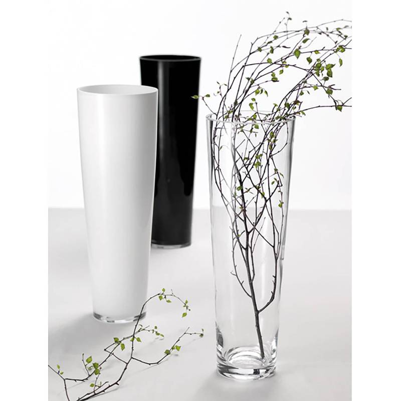 home24 Vase Iconic 60cm Durchsichtig von home24