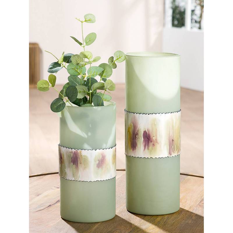 home24 Vase Imperial 26cm Grün von home24