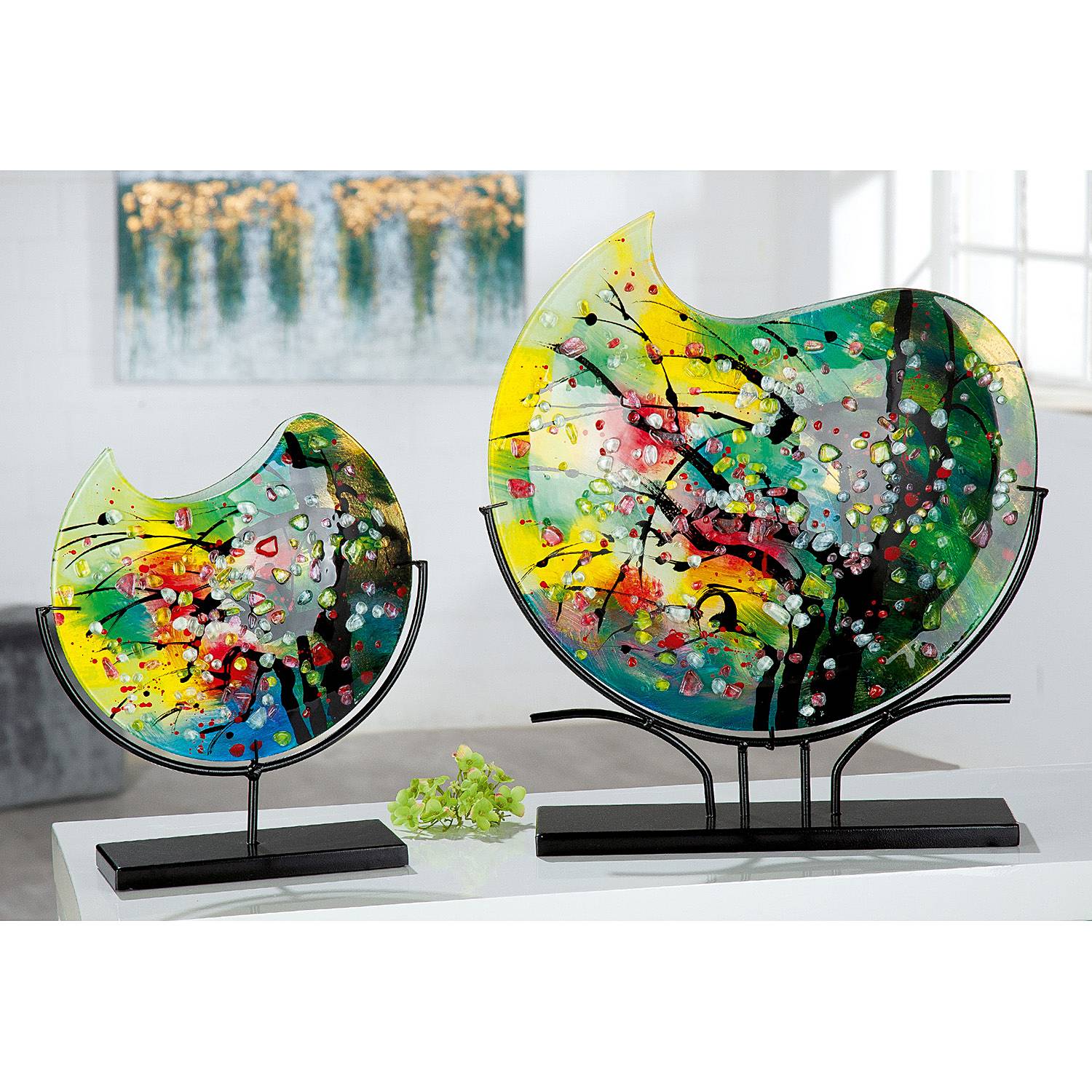 home24 Vase Nicosia 46 x 50 x 10cm Multicolor home24 Vase Nicosia 46 x 50 x 10cm Multicolor von home24