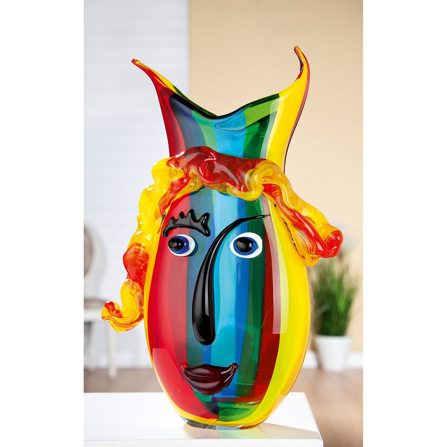 home24 Vase Rainbow 25 x 39 x 12cm Multicolor home24 Vase Rainbow 25 x 39 x 12cm Multicolor von home24