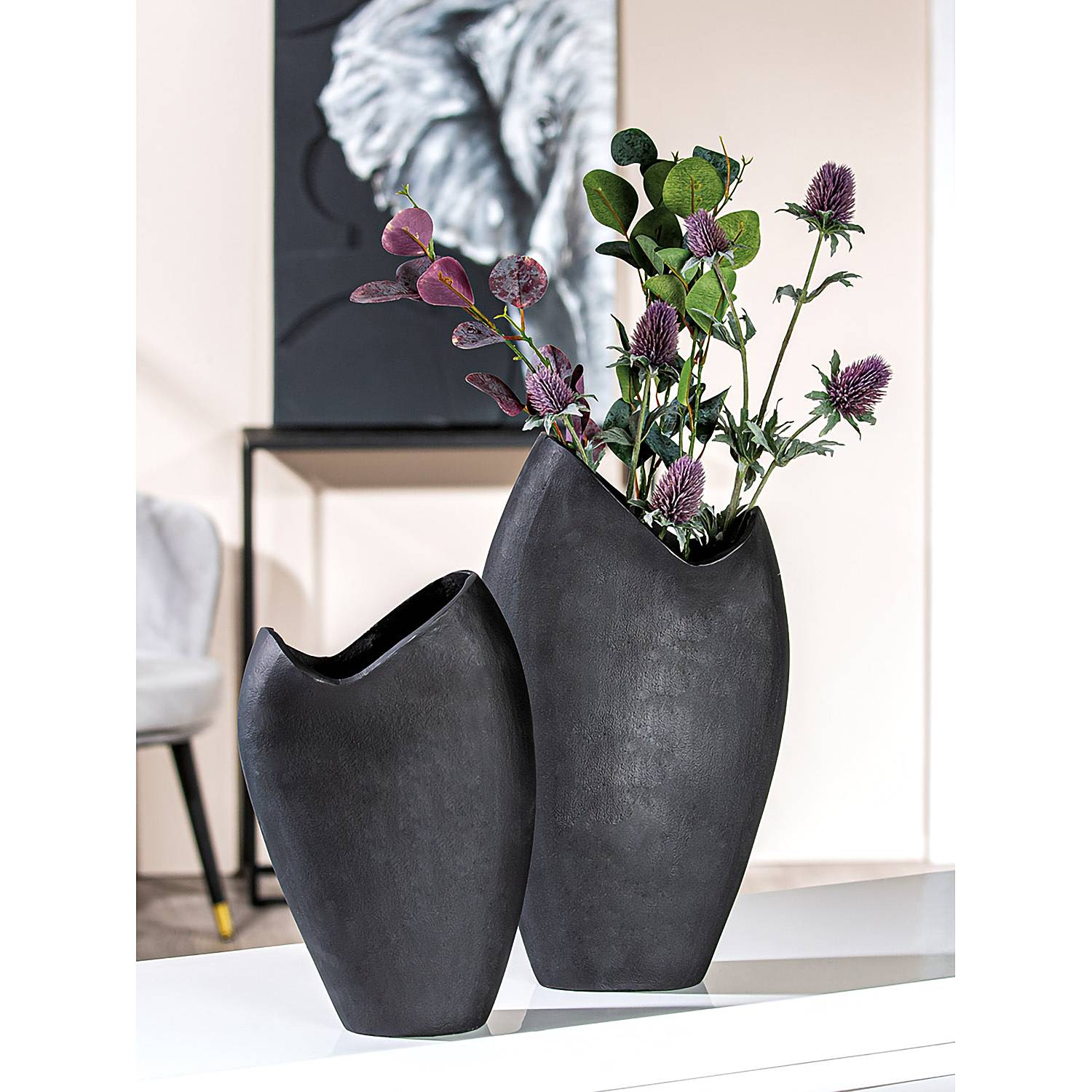 home24 Vase Vulkano Typ B 42cm Schwarz home24 Vase Vulkano Typ B 42cm Schwarz von home24