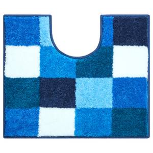 home24 WC-Vorleger Bona 50 x 18 x 60cm Blau/Blau/Weiß von home24