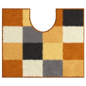 home24 WC-Vorleger Bona 50 x 18 x 60cm Gelb/Gelb/Orange von home24