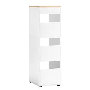 home24 Wäscheschrank 155cm Weiß/Weiß von home24