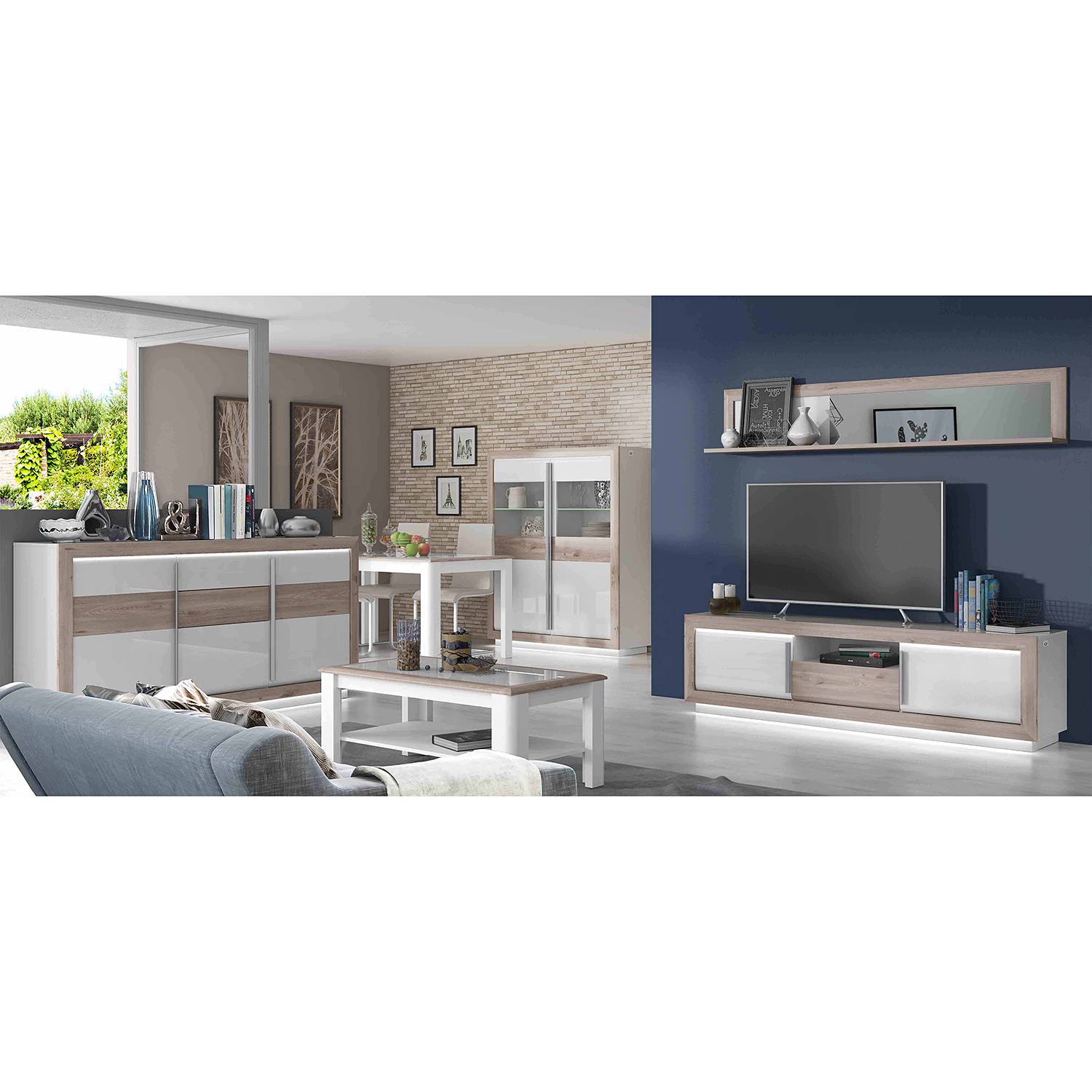 home24 Wandboard II Spanplatte, beschichtet Beige 194 x 37 x 22cm home24 Wandboard II Spanplatte, beschichtet Beige 194 x 37 x 22cm von home24