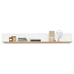 home24 Wandboard MDF Mitteldichte Holzfaserplatte , Weiß 160 x 24 x 22cm von home24