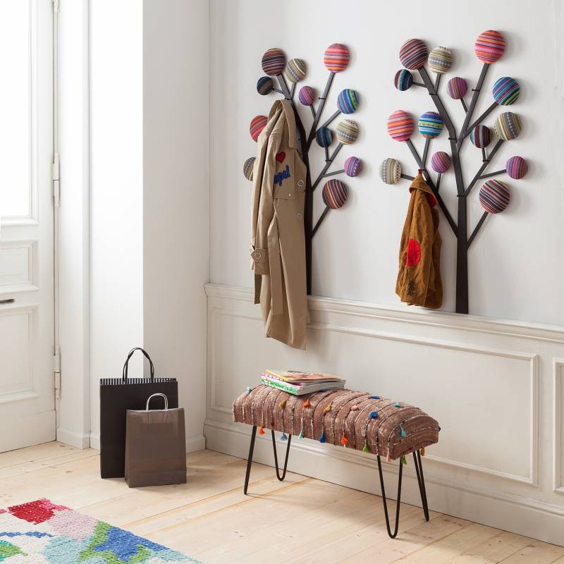 home24 Wandgarderobe Bubble Tree 67 x 111 x 5cm Multicolor von home24