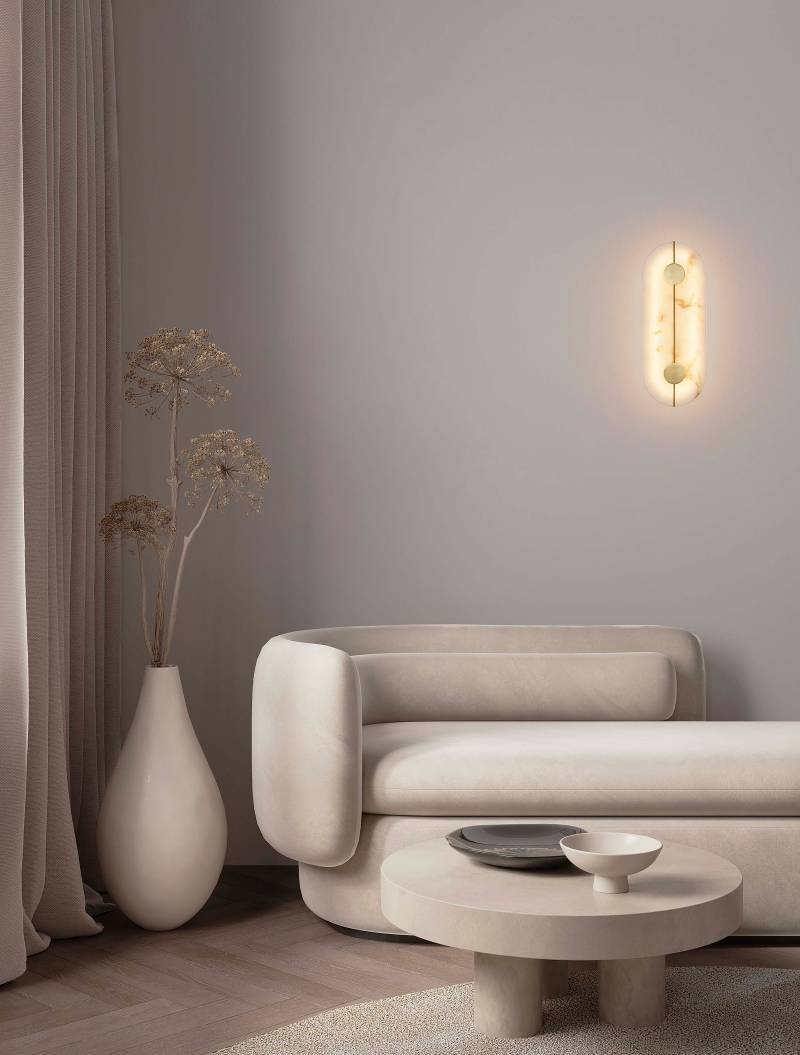 home24 Wandleuchte Aider Typ A 17 x 43 x 6cm Gold/Gold Kabel ABS, Fassung ABS, Baldachin Aluminium, Gehäuse Leuchte Aluminium Nicht austauschbare LEDs home24 Wandleuchte Aider Typ A 17 x 43 x 6cm Gold/Gold Kabel ABS, Fassung ABS, Baldachin Aluminium, Gehäuse Leuchte Aluminium Nicht austauschbare LEDs von home24