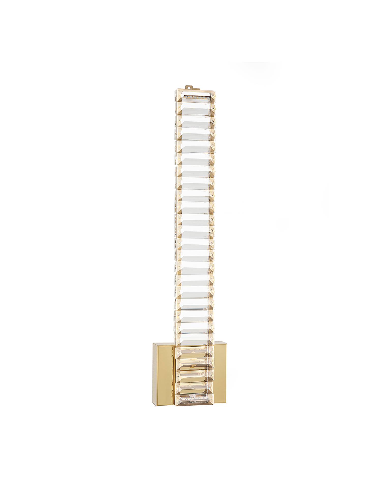 home24 Wandleuchte Aurelia Typ A 14 x 60 x 14cm Gold/Gold Kabel ABS, Fassung ABS, Baldachin Aluminium, Gehäuse Leuchte Aluminium Nicht austauschbare home24 Wandleuchte Aurelia Typ A 14 x 60 x 14cm Gold/Gold Kabel ABS, Fassung ABS, Baldachin Aluminium, Gehäuse Leuchte Aluminium Nicht austauschbare von home24