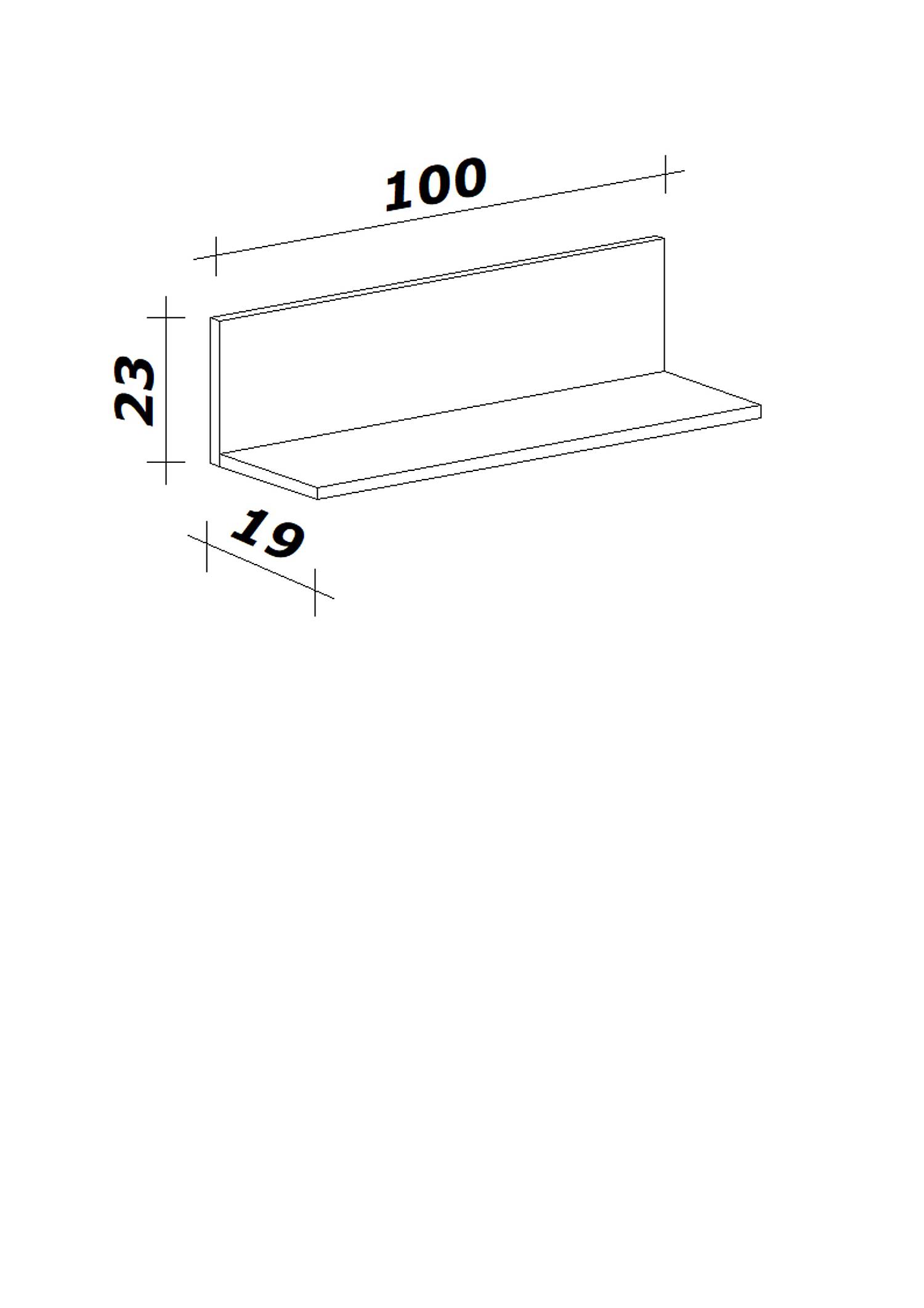 home24 Wandregal 100 x 23 x 19cm Braun/Eiche Artisan Dekor home24 Wandregal 100 x 23 x 19cm Braun/Eiche Artisan Dekor von home24