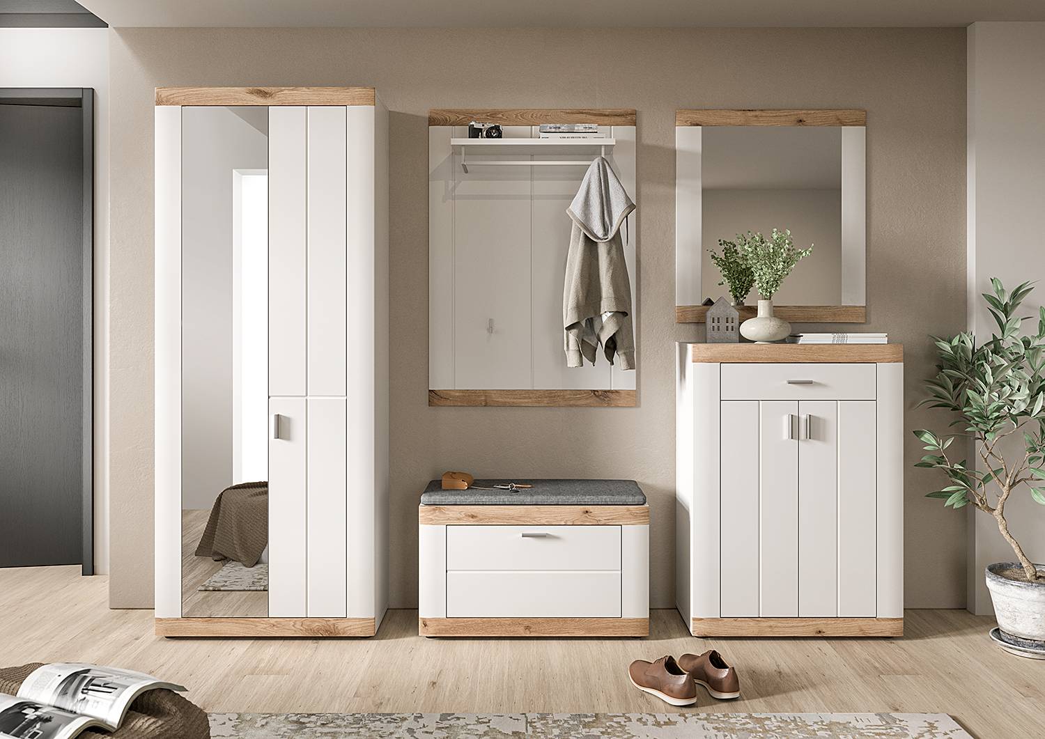 home24 Wandspiegel 73 x 82 x 2cm Braun Spanplatte, foliert 73 x 82 x 2cm home24 Wandspiegel 73 x 82 x 2cm Braun Spanplatte, foliert 73 x 82 x 2cm von home24