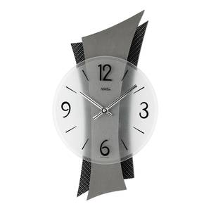 home24 Wanduhr Abreu Geschwungenes Holzgehäuse 23 x 43 x 6cm Multicolor/Schwarz von home24