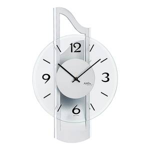 home24 Wanduhr Souto Holzgehäuse 3D 27 x 42 x 9cm Multicolor/Silber von home24