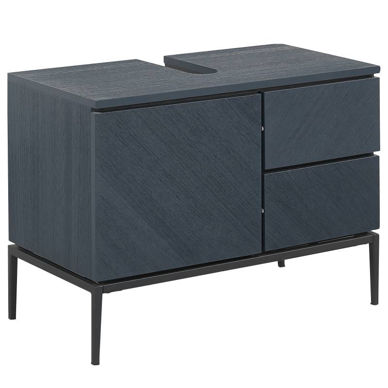 home24 Waschbeckenunterschrank 80 x 60 x 40cm Blau/Dunkelblau home24 Waschbeckenunterschrank 80 x 60 x 40cm Blau/Dunkelblau von home24