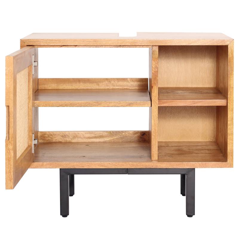 home24 Waschbeckenunterschrank Fächer 70 x 60 x 40cm Braun home24 Waschbeckenunterschrank Fächer 70 x 60 x 40cm Braun von home24