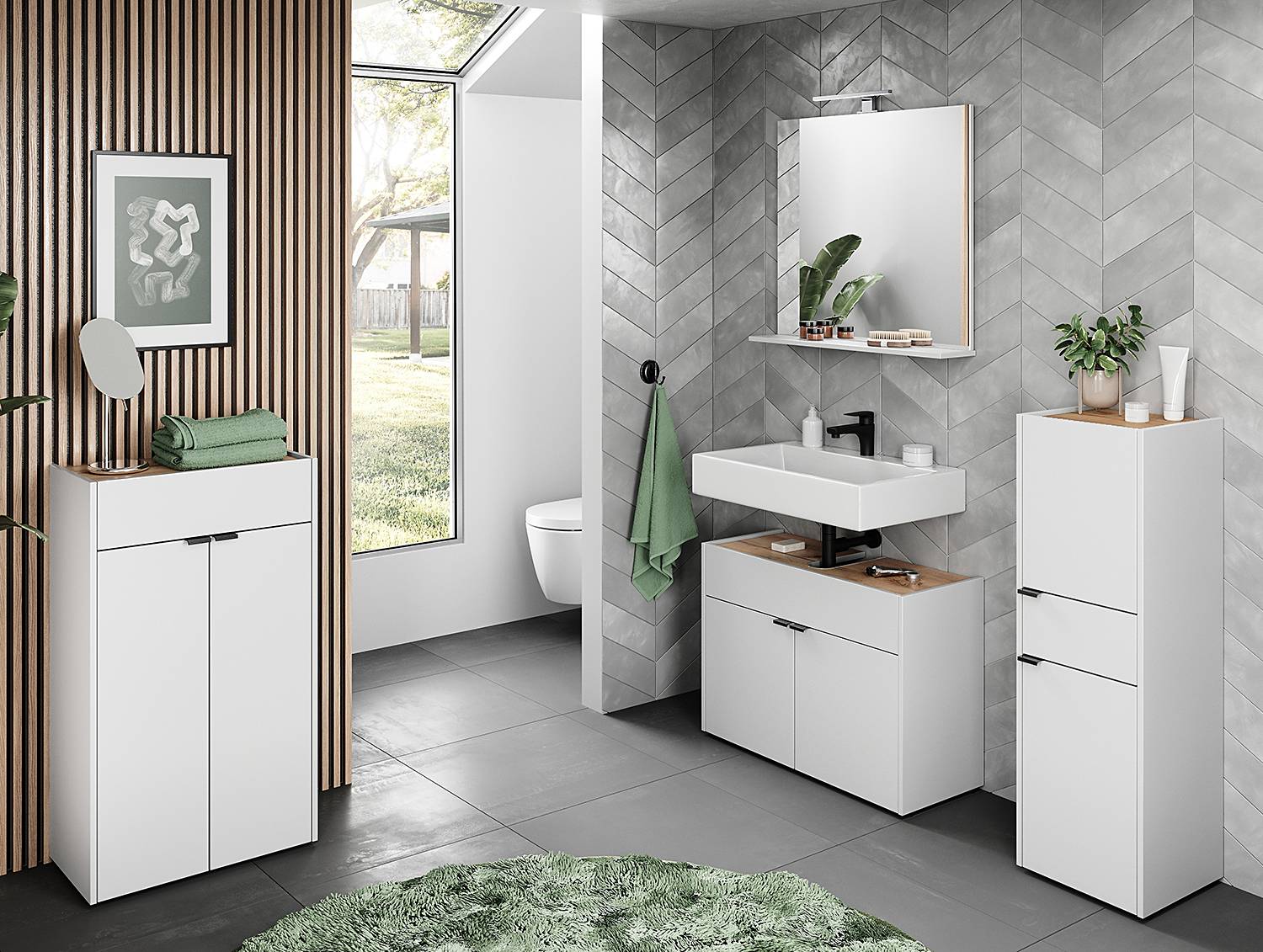 home24 Waschbeckenunterschrank Forano 80 x 60 x 34cm Weiß/Weiß home24 Waschbeckenunterschrank Forano 80 x 60 x 34cm Weiß/Weiß von home24