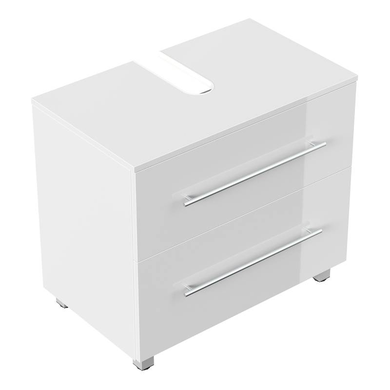 home24 Waschbeckenunterschrank Mondial 70cm Weiß/Hochglanz Weiß home24 Waschbeckenunterschrank Mondial 70cm Weiß/Hochglanz Weiß von home24