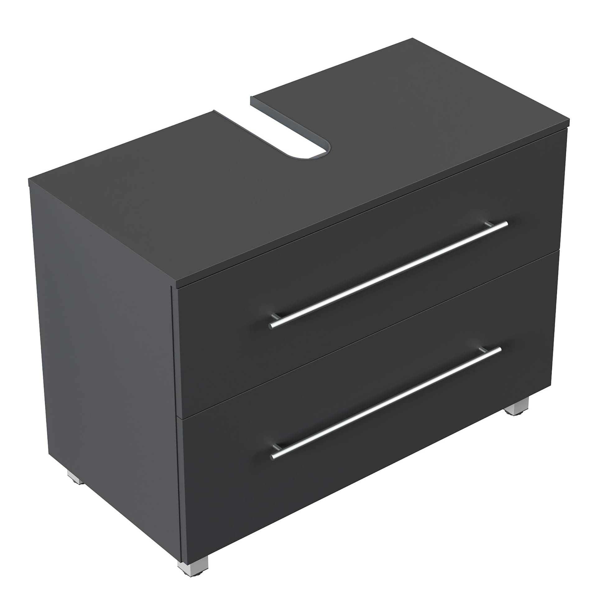 home24 Waschbeckenunterschrank Mondial 85cm Grau/Graphit home24 Waschbeckenunterschrank Mondial 85cm Grau/Graphit von home24