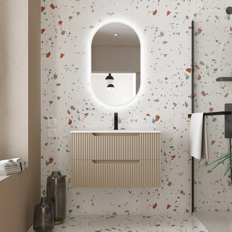 home24 Waschtisch COLORIA Typ A 81 x 50 x 46cm Braun/Taupe home24 Waschtisch COLORIA Typ A 81 x 50 x 46cm Braun/Taupe von home24