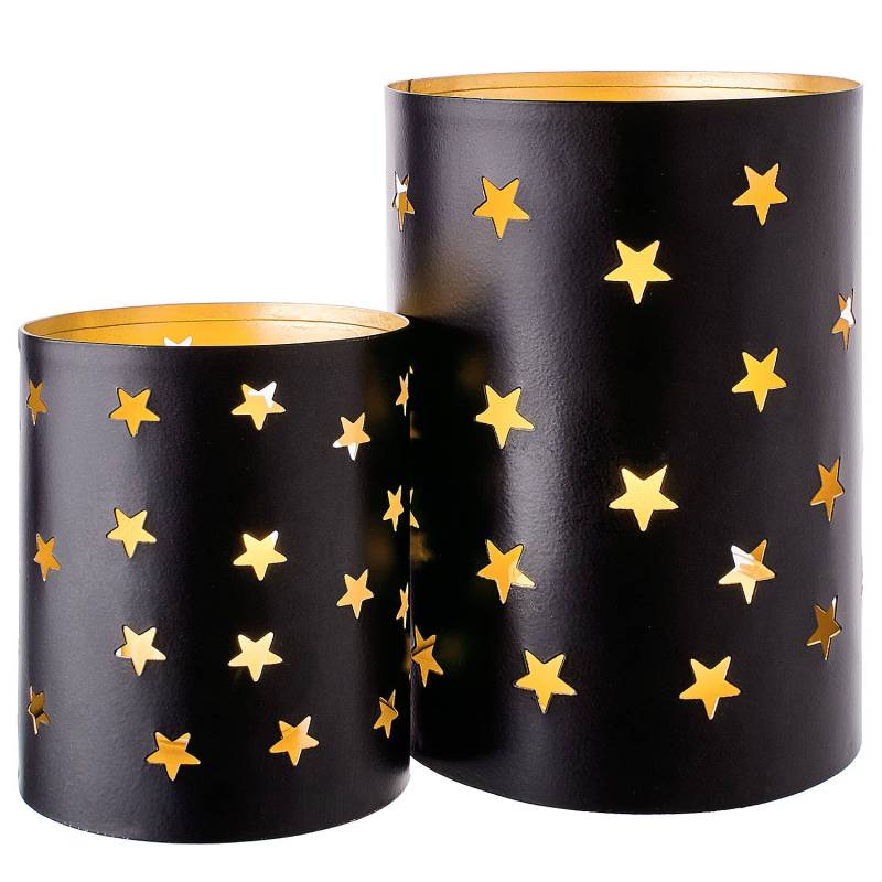home24 Windlicht 4er-Set 8 x 10 x 8cm von home24
