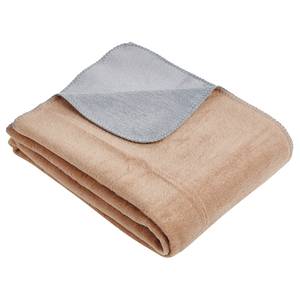 home24 Wohndecke Twiin 150 x 1 x 200cm Grau/Silber/Beige/Grau Mischgewebe von home24