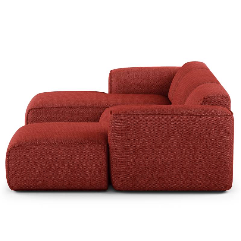 home24 Wohnlandschaft mit 2x Longchair Rot Webstoff Saia 292 x 72 x 172cm Gleichschenklig Modern home24 Wohnlandschaft mit 2x Longchair Rot Webstoff Saia 292 x 72 x 172cm Gleichschenklig Modern von home24