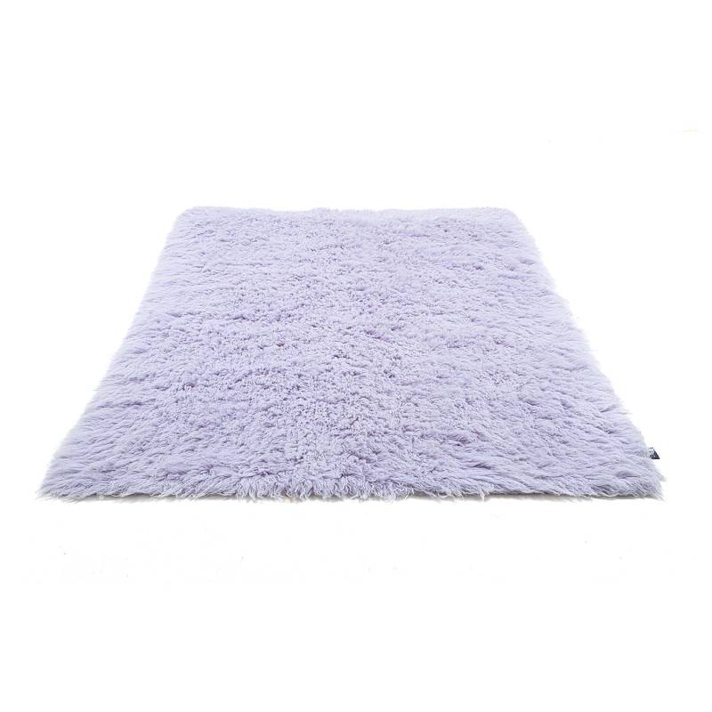 home24 Wollteppich Fluffy Violett/Violett 140 x 190cm Wolle von home24
