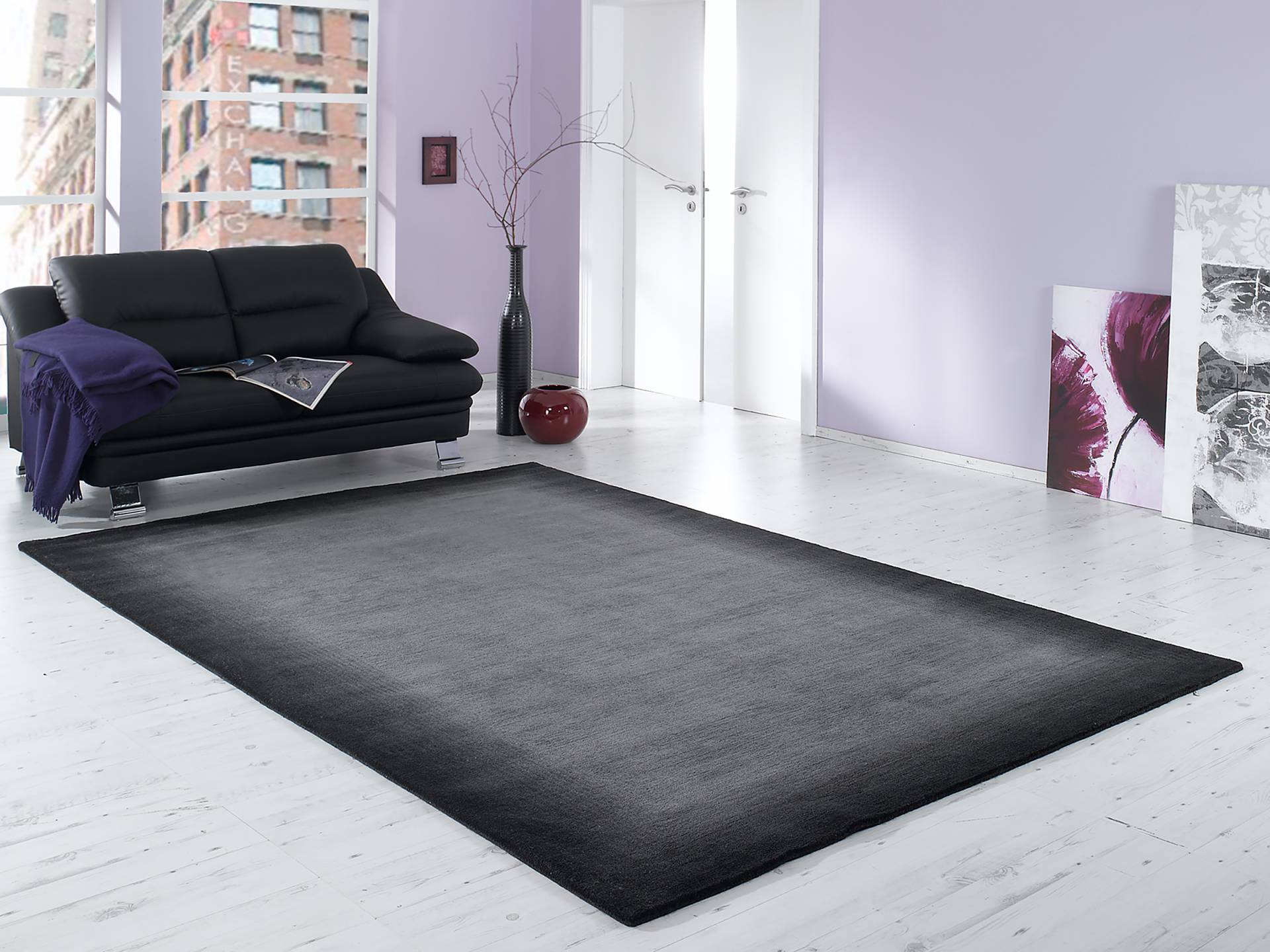 home24 Wollteppich Gradienta Grau/Dunkelgrau 200 x 300cm Wolle home24 Wollteppich Gradienta Grau/Dunkelgrau 200 x 300cm Wolle von home24