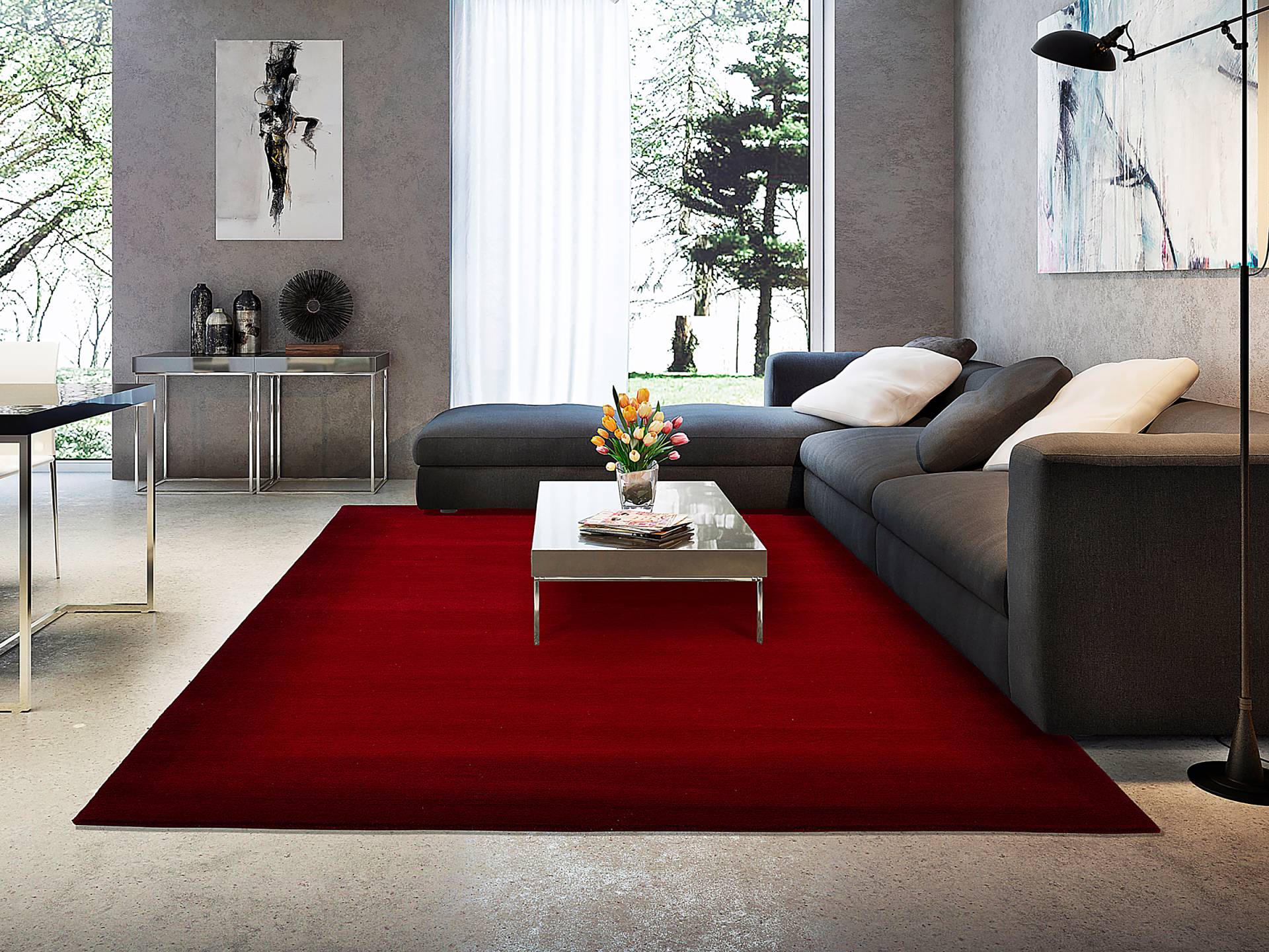 home24 Wollteppich Gradienta Rot/Rot 200 x 300cm Wolle home24 Wollteppich Gradienta Rot/Rot 200 x 300cm Wolle von home24
