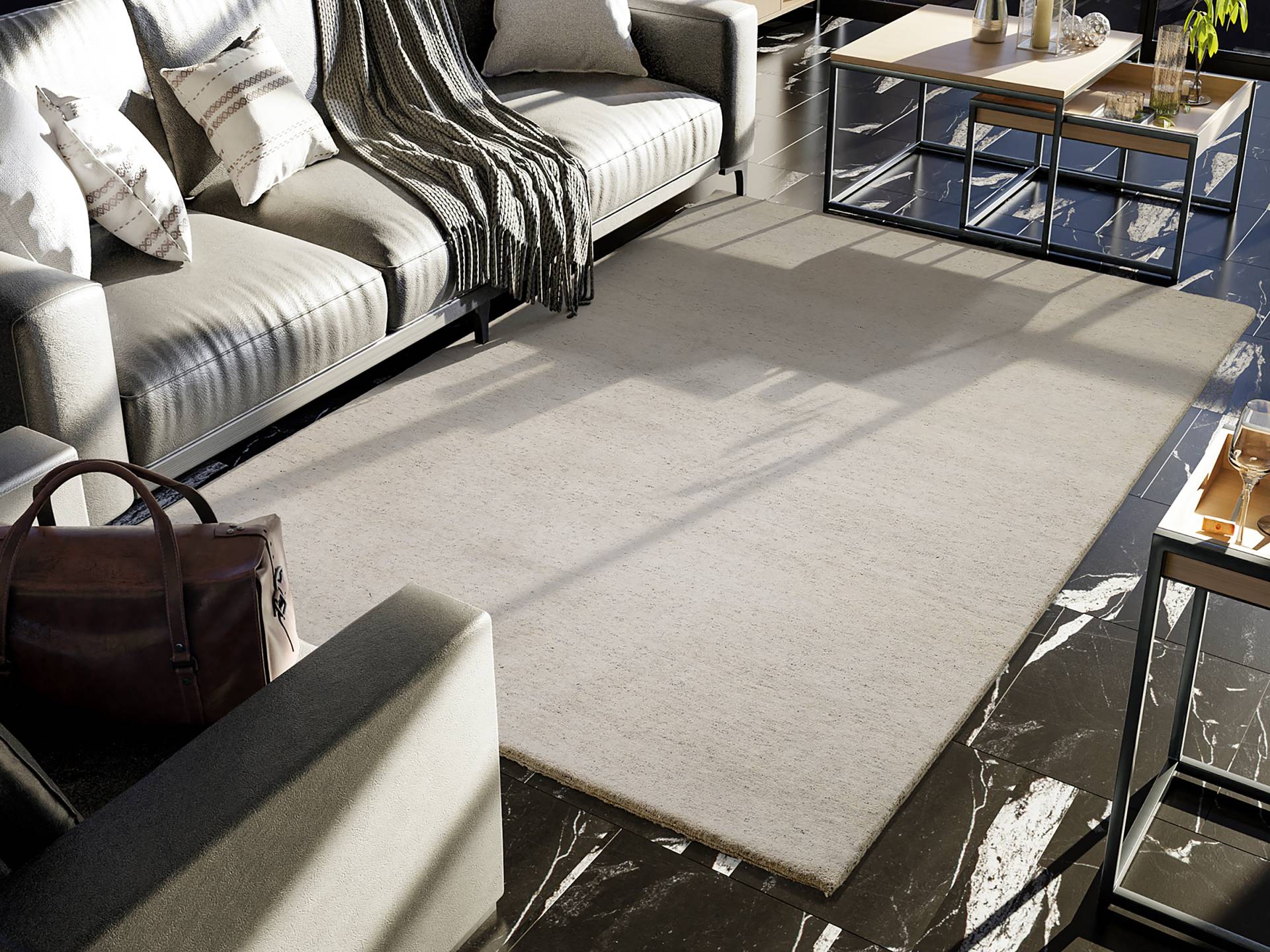 home24 Wollteppich Traditio Berberi Grau/Lichtgrau 200 x 300cm Wolle home24 Wollteppich Traditio Berberi Grau/Lichtgrau 200 x 300cm Wolle von home24