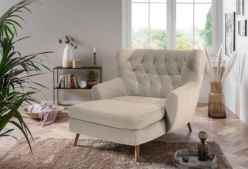 home24 XXL Sessel Braun Webstoff Sioma Eiche Hell 121 x 104 x 158cm home24 XXL Sessel Braun Webstoff Sioma Eiche Hell 121 x 104 x 158cm von home24