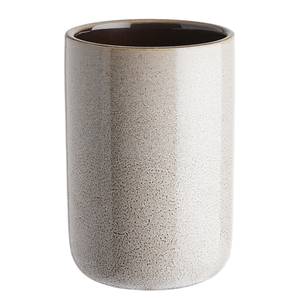 home24 Zahnputzbecher 4er-Set Steinzeug Beige/Beige Ø 7cm von home24