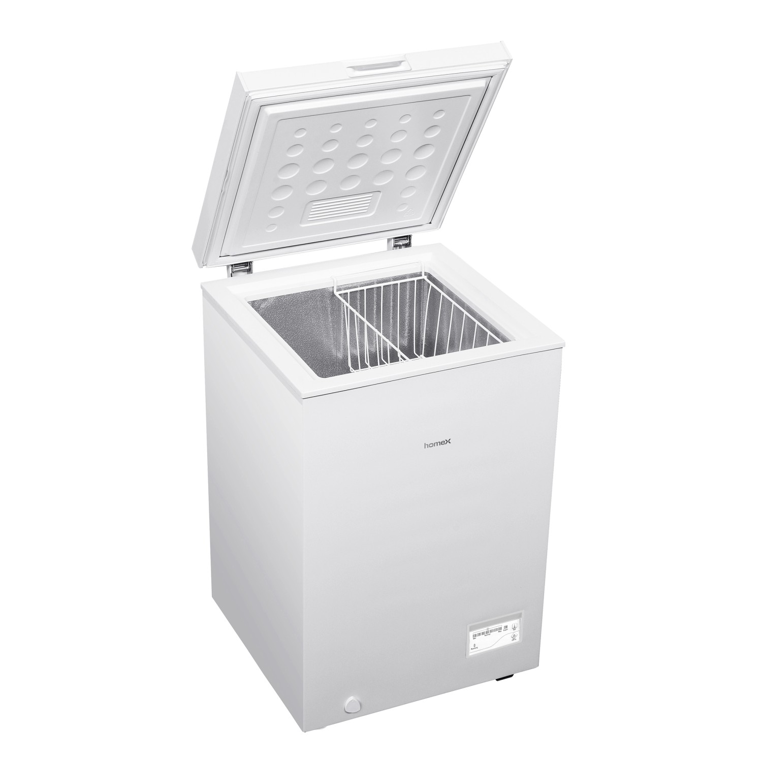 homeX Gefriertruhe 98L Tiefkühltruhe Gefrieren 4 Sterne Ablagekorb FT1020-W von homeX
