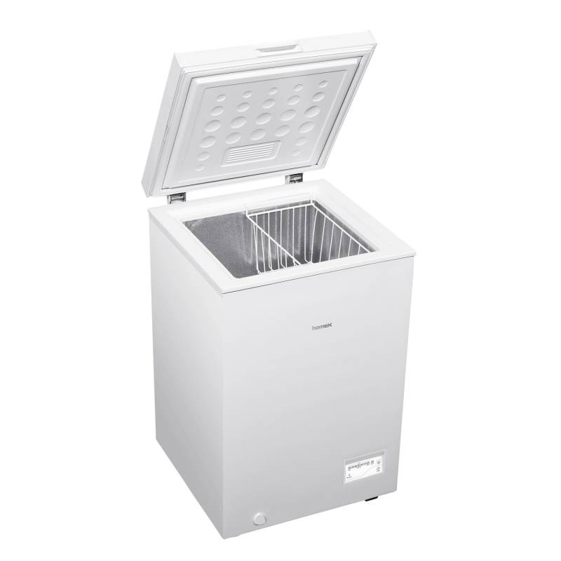 homeX Gefriertruhe 98L Tiefkühltruhe Gefrieren 4 Sterne Ablagekorb FT1020-W von homeX