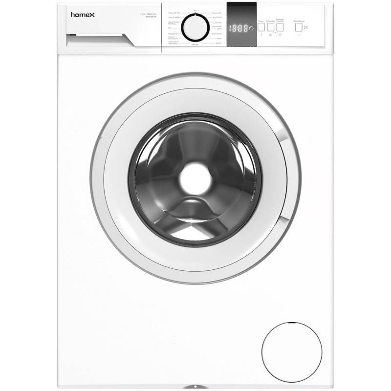 homeX Waschmaschine 7kg 1200 U/Min Inverter Motor AquaStop Schontrommel 15 Programme WF712B-W von homeX