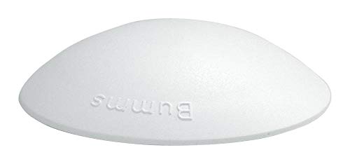 2 Stück Home Xpert Türstopper, Türpuffer BUMMS, Ø 60 mm Höhe: 15 mm, weiß, aus Kunststoff von homeXpert