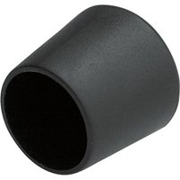 4 Stück homeXpert Stuhlbeinkappe, Stuhlbeinschutz, Stuhlkappen, rund, Kunststoff in schwarz Ø 25 mm von homeXpert