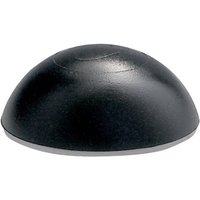 6 Stück homeXpert Türpuffer HALBKUGEL, Ø 32 mm Höhe: 13 mm, schwarz, aus Kunststoff von homeXpert