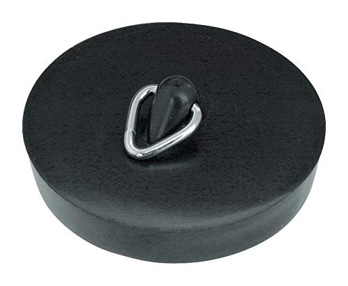 Home Xpert 2er Set Abflussstopfen, Abflußstöpsel, Ø 50,5 mm, mit Haken, schwarz Home Xpert 2er Set Abflussstopfen, Abflußstöpsel, Ø 50,5 mm, mit Haken, schwarz von homeXpert