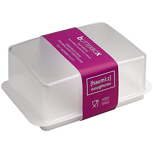 homeXpert Butterbox aus Kunststoff, weiß von homeXpert