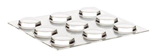 HomeXpert Schutzpuffer Clear 19mm, Ku.transp.Koni, selbstklebend, 1 Set, 1 Stück von Homexpert